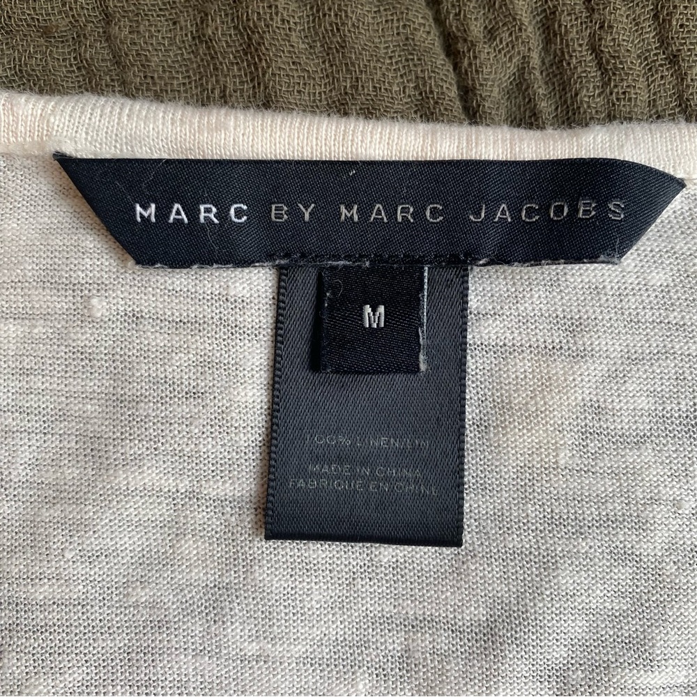 Marc Jacobs Linen Geometric Top - Picture 6 of 9